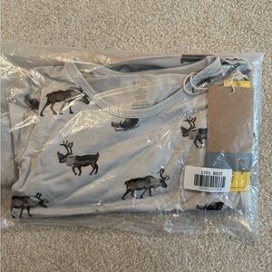NIB 3T Kyte Baby Reindeer pajamas